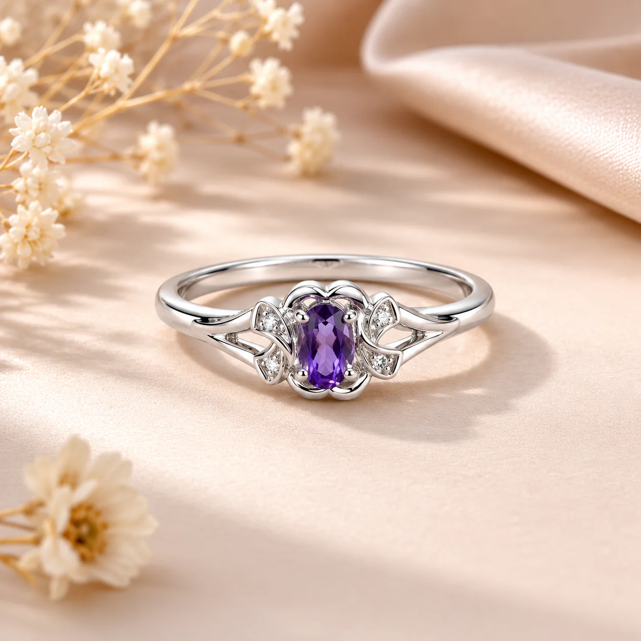 Amethyst Bloom Ring - Image 2