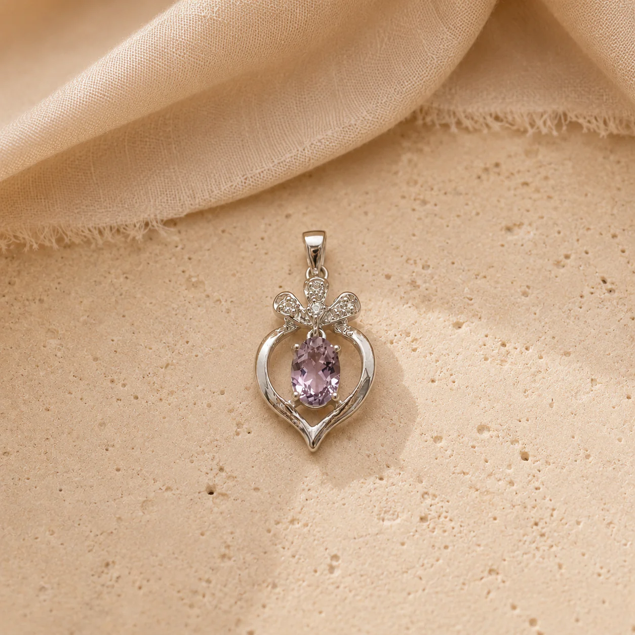 Amethyst Drop Charm - Image 3