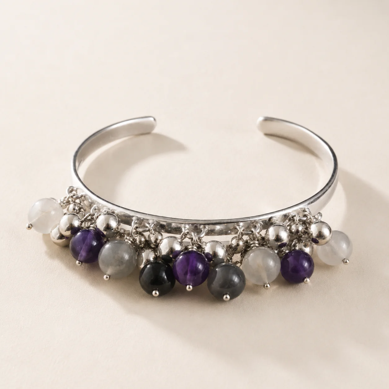 Amethyst Moon Bangle - Image 4