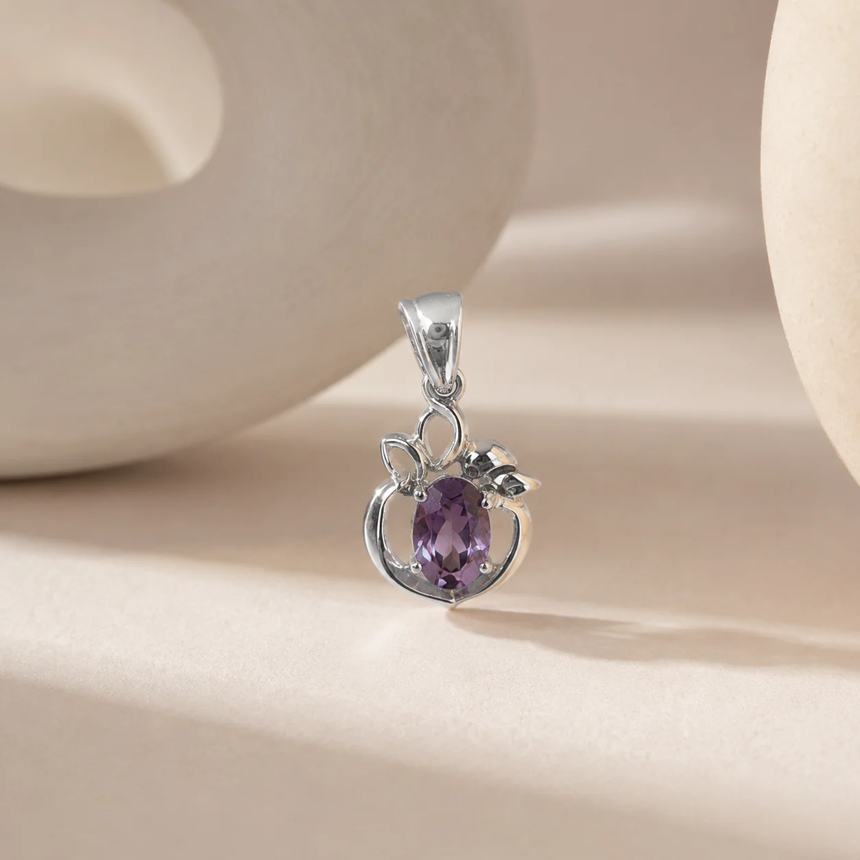 Amethyst Solitaire Charm - Image 2