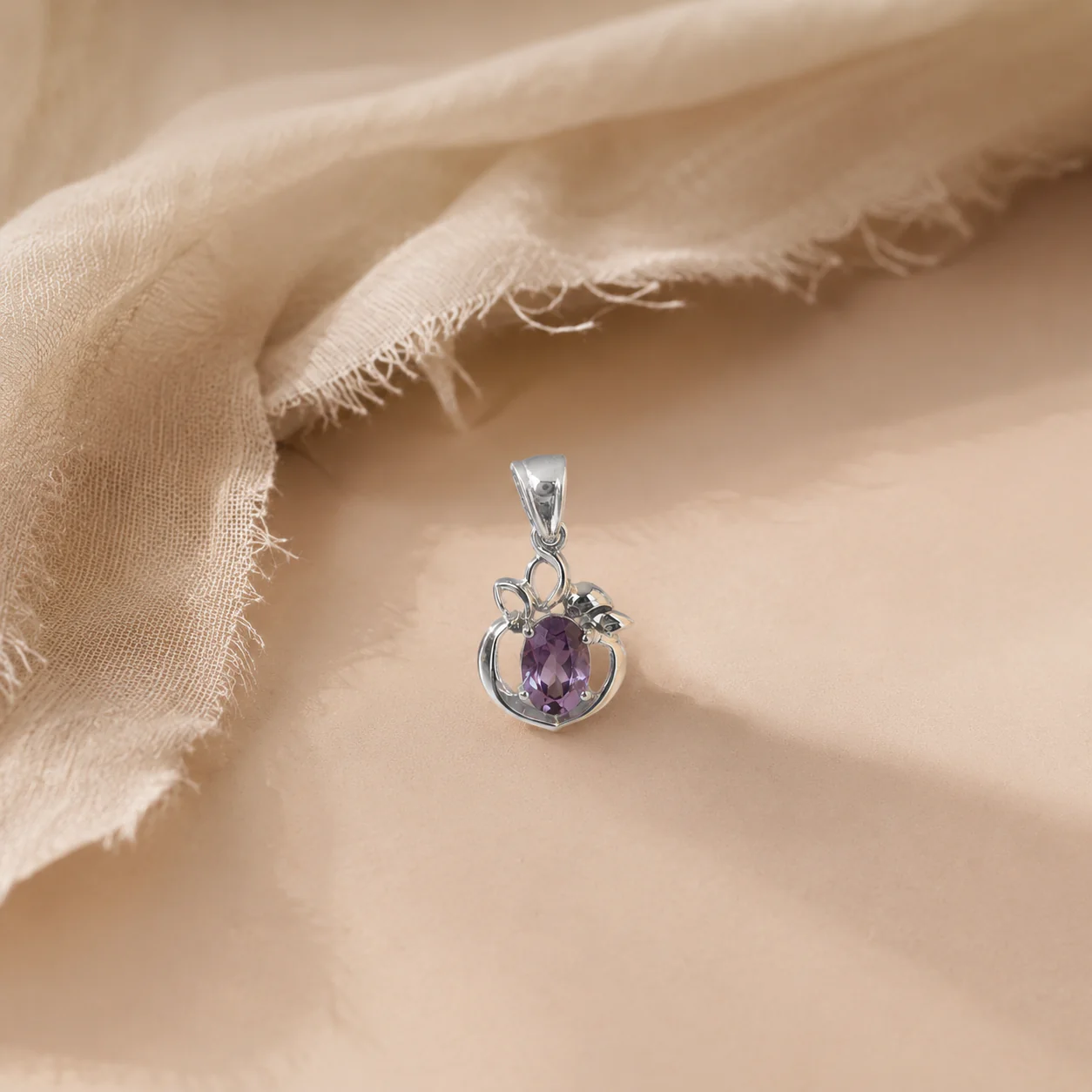 Amethyst Solitaire Charm - Image 3