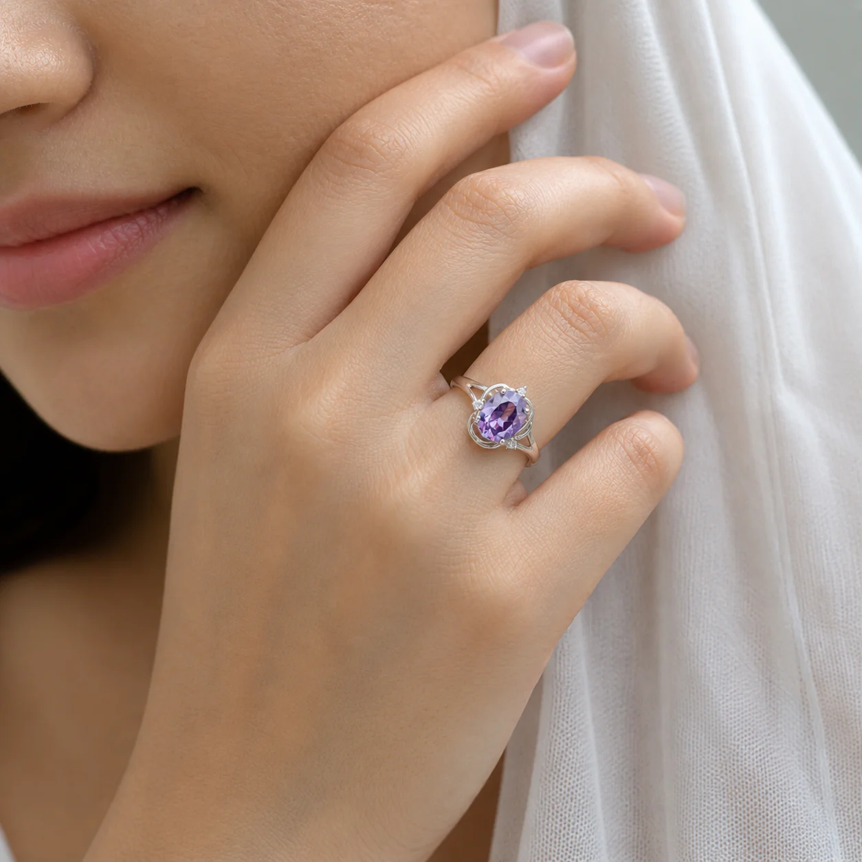 Amora Violet Ring - Image 2