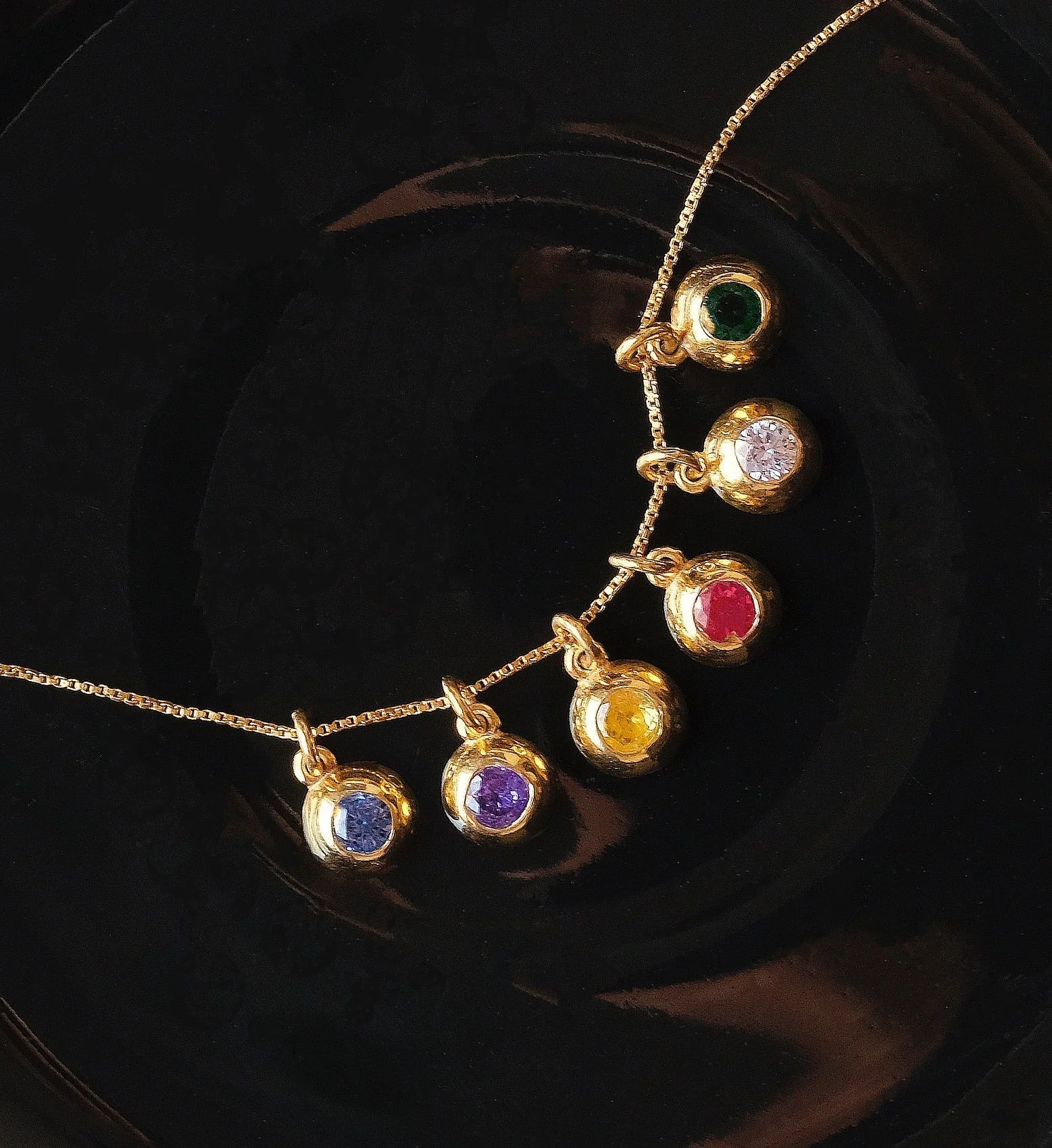 April Birthstone Necklace - Image 8