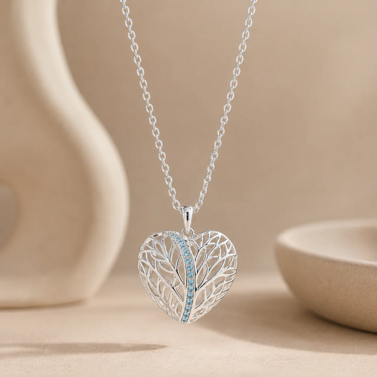 Aqua Orbit Necklace - Image 2
