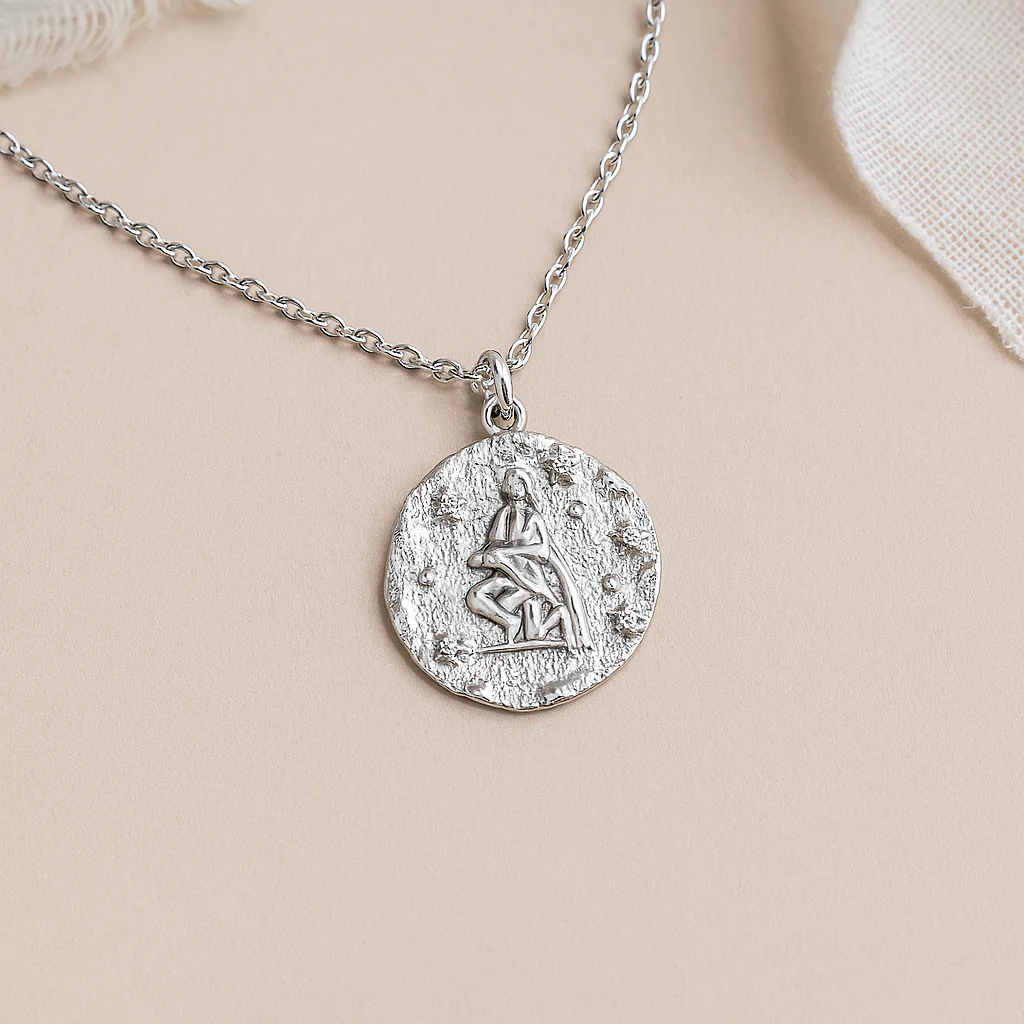 Aquarius Zodiac Necklace - Image 4