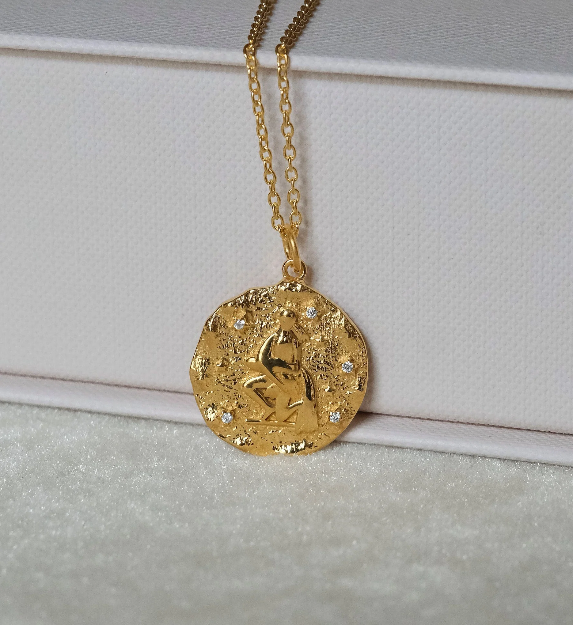 Aquarius Zodiac Necklace - Image 5