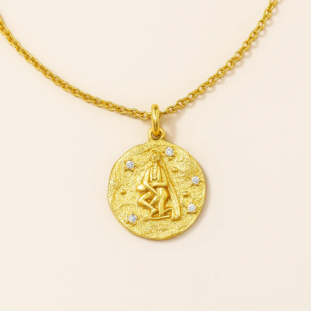 Aquarius Zodiac Necklace - Image 6