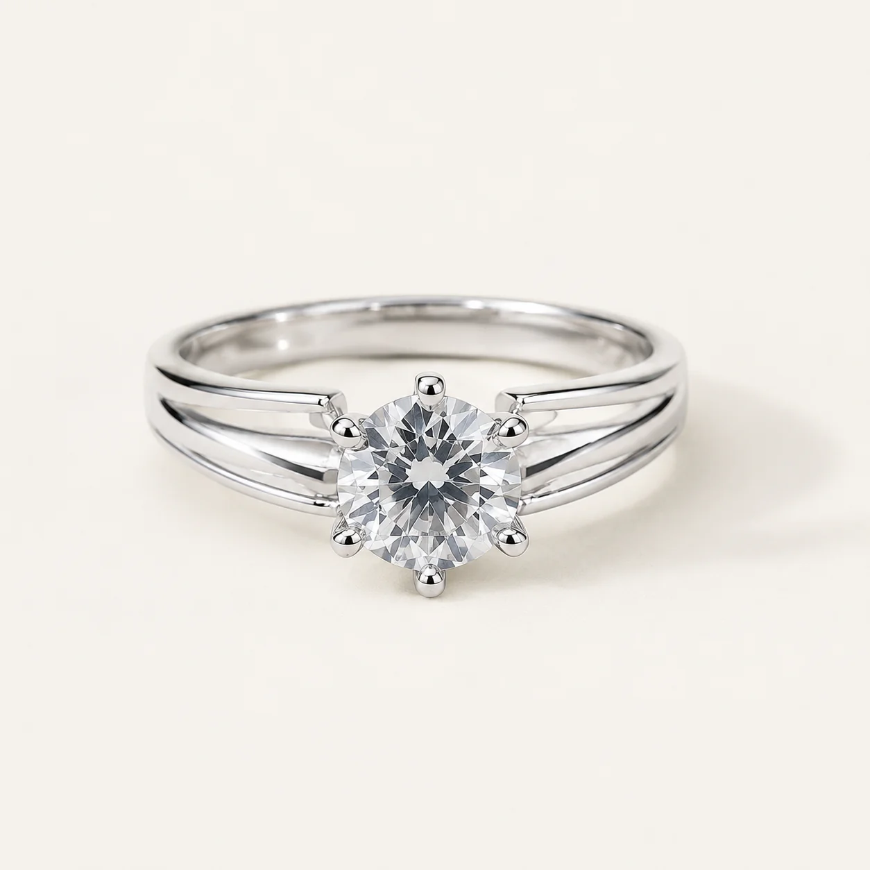 Aurielle Classic Solitaire Ring - Image 3