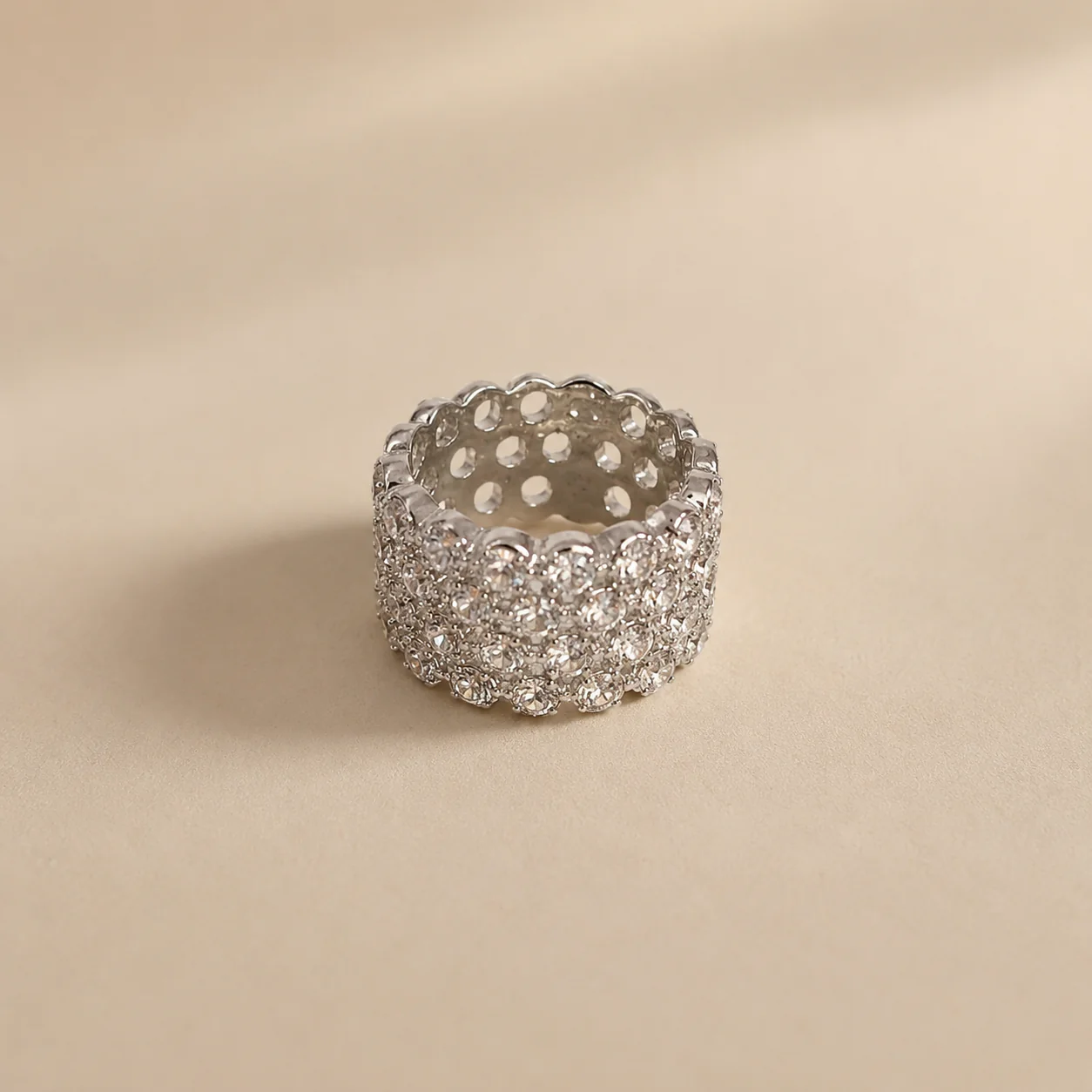 Aurielle Crystal Dome Ring - Image 2