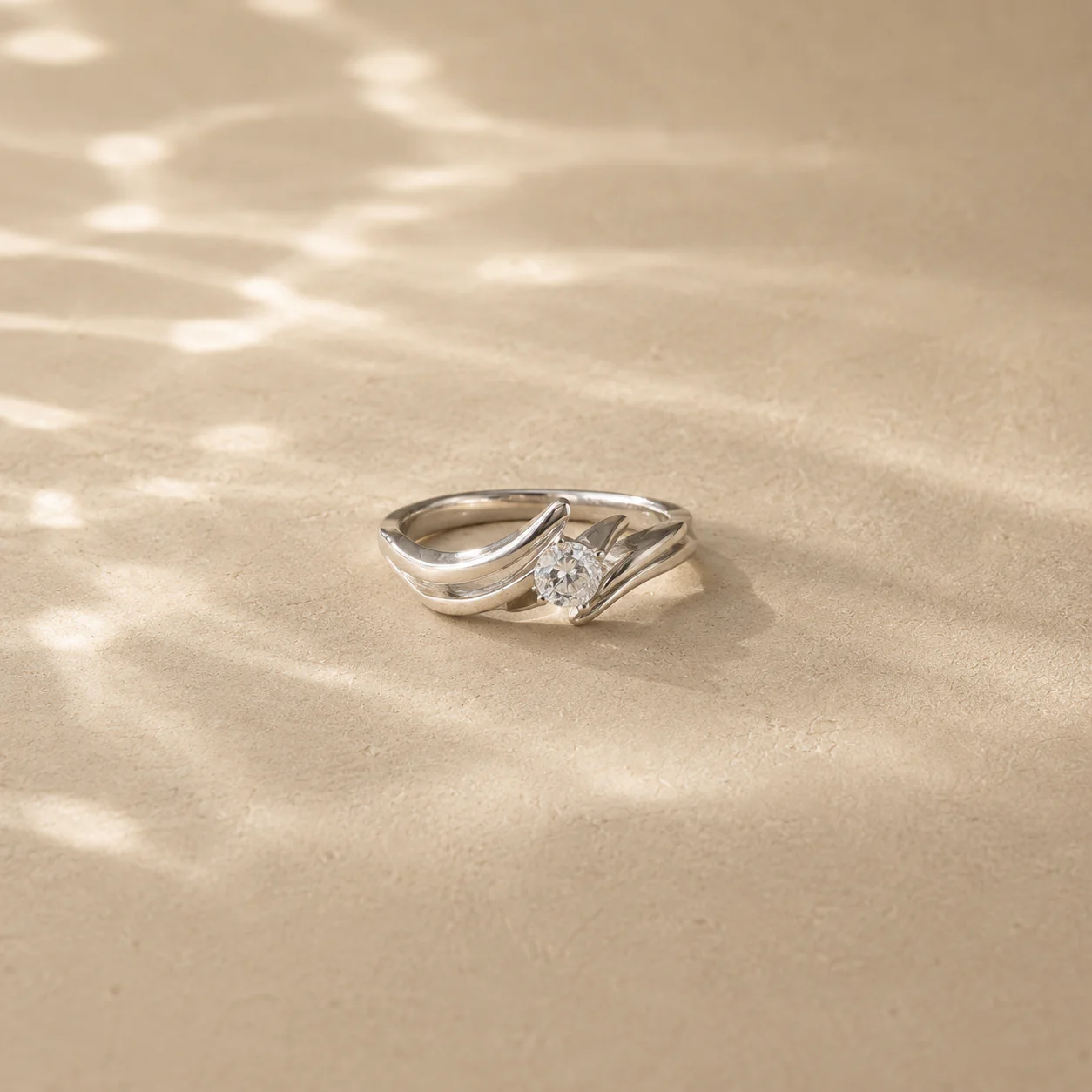 Aurielle Flow Solitaire Ring - Image 4