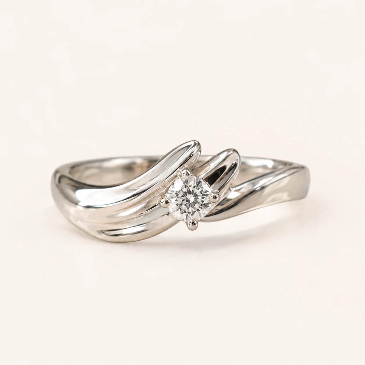 Aurielle Flow Solitaire Ring - Image 5