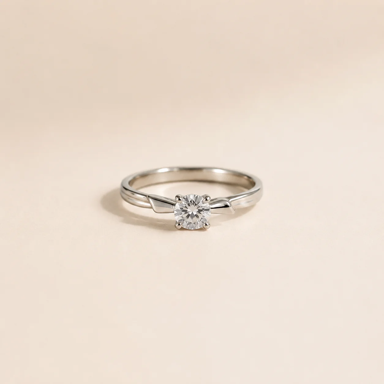 Aurora CZ Solitaire Ring - Image 2