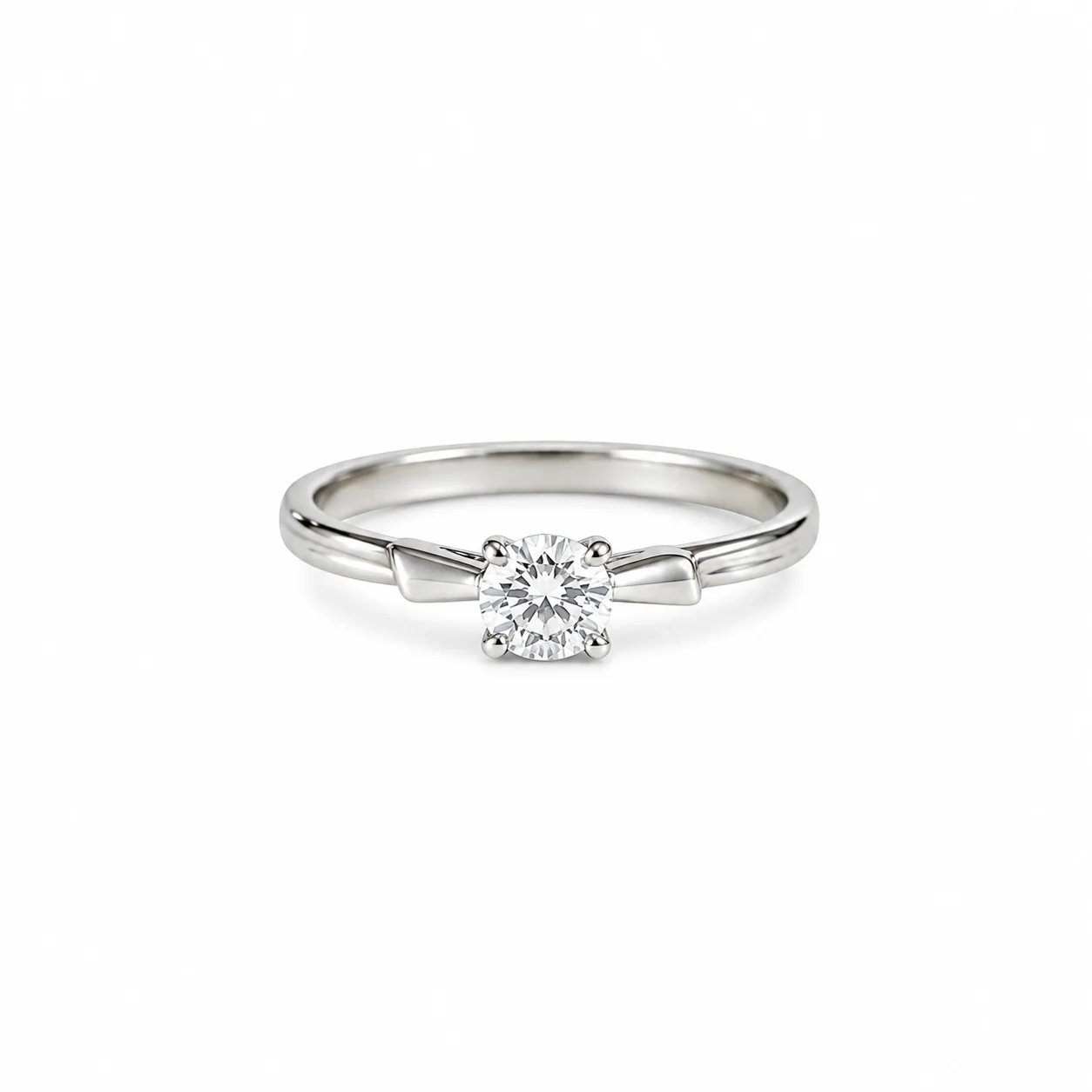 Aurora CZ Solitaire Ring - Image 3