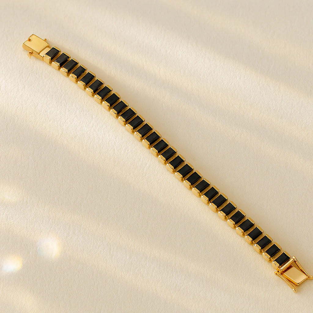 Black Onyx Tennis Bracelet - Image 3