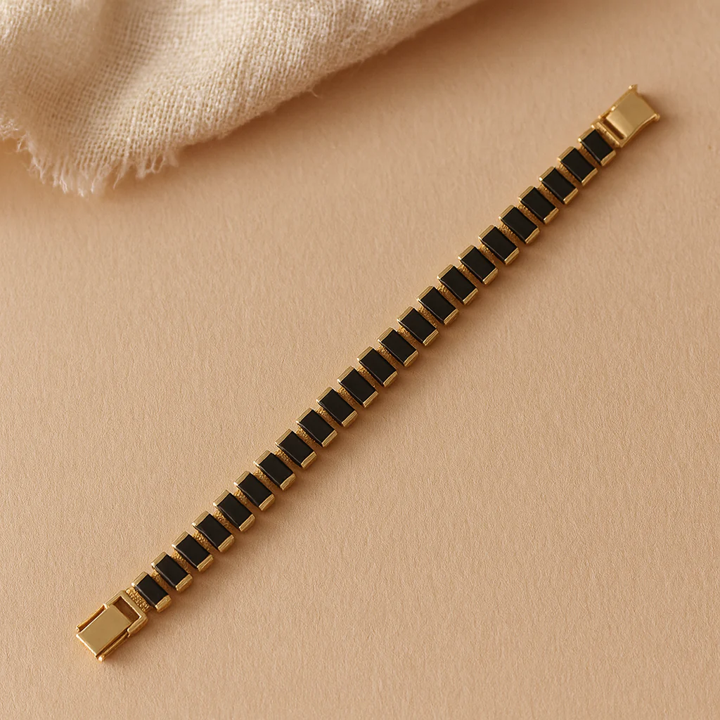 Black Onyx Tennis Bracelet - Image 4