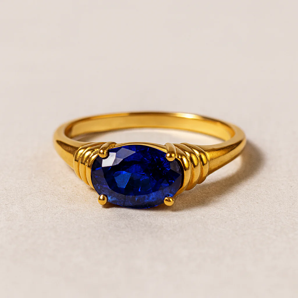 Blue Bold Ring - Image 5