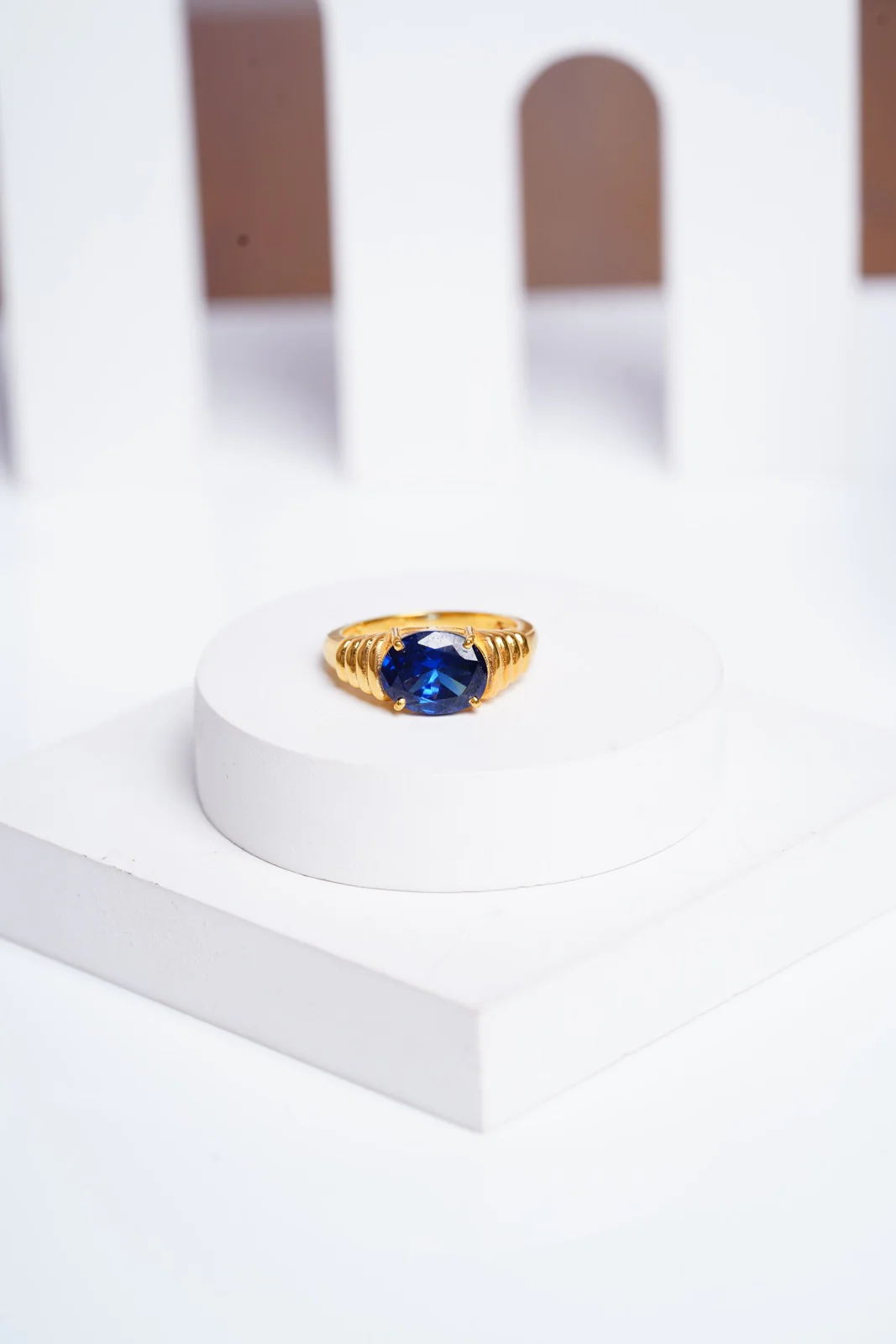 Blue Bold Ring - Image 9