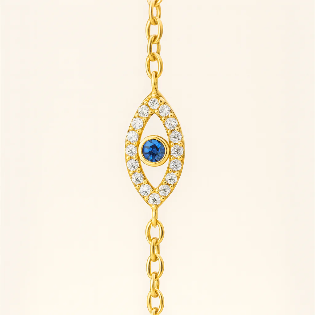 Blue Evil Eye Bracelet - Image 5