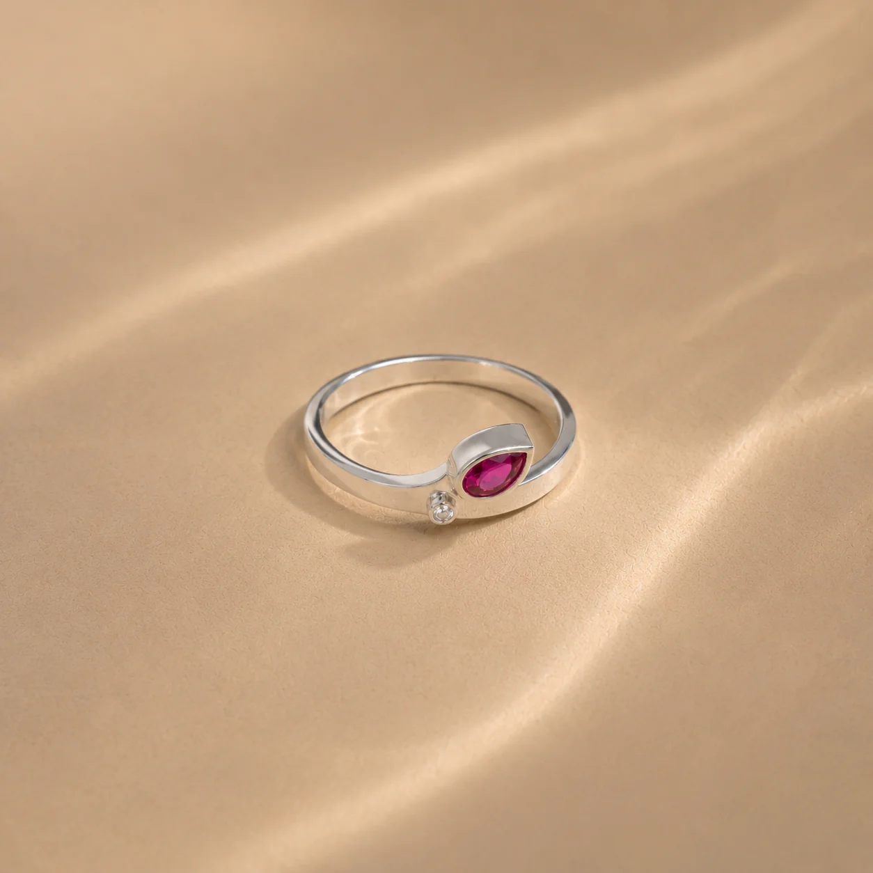 Blush Dewdrop Ring - Image 3