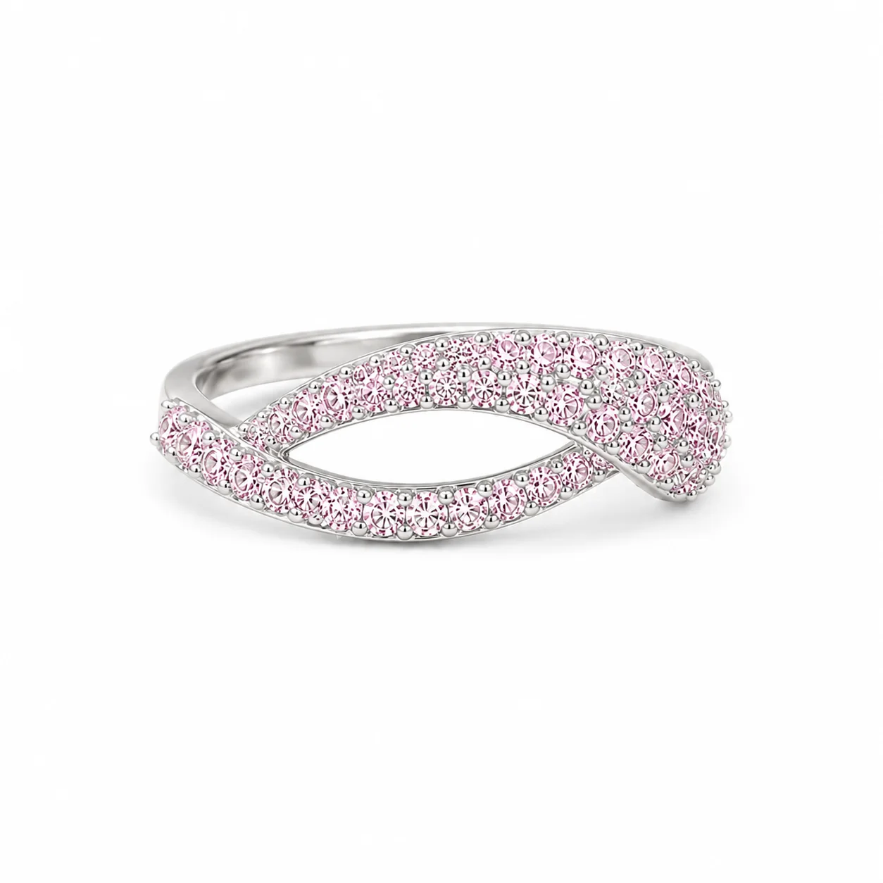 Blush Infinity Ring - Image 4