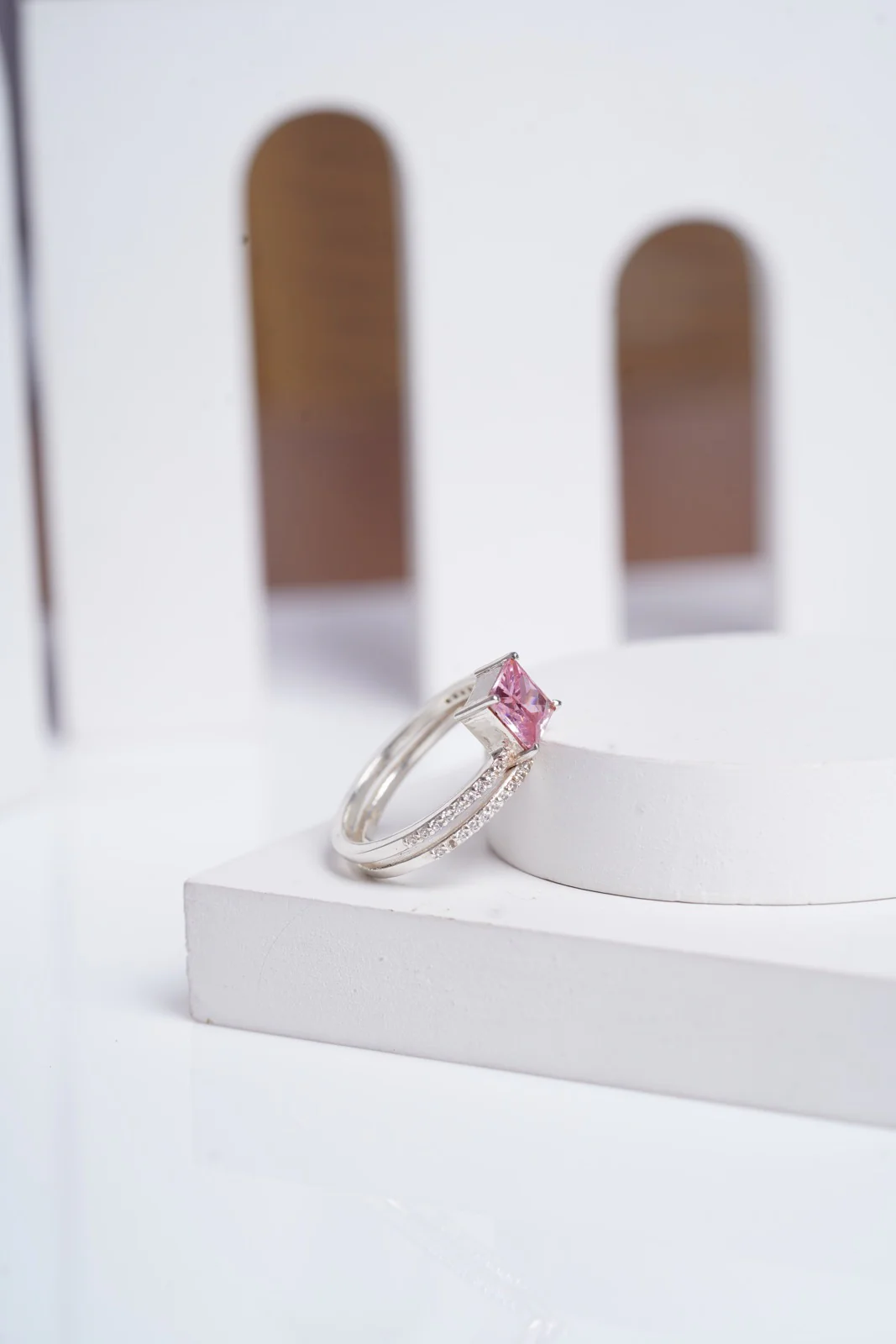 Blush Spiral Ring - Image 6