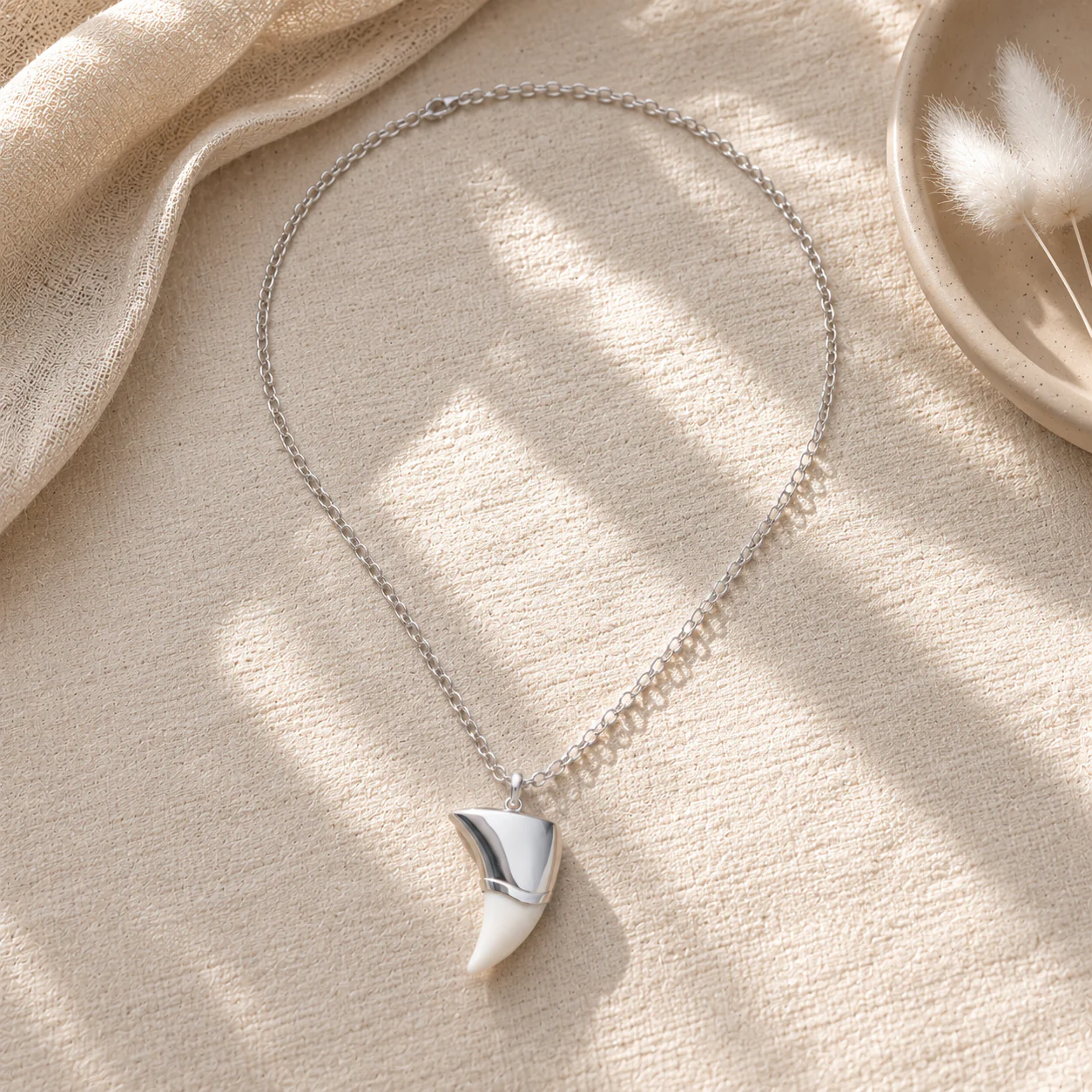 Bone Fang Pendant Necklace - Image 4