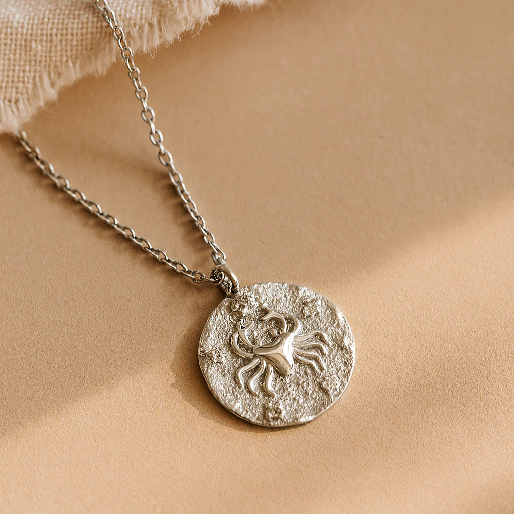 Cancer Zodiac Necklace - Image 4
