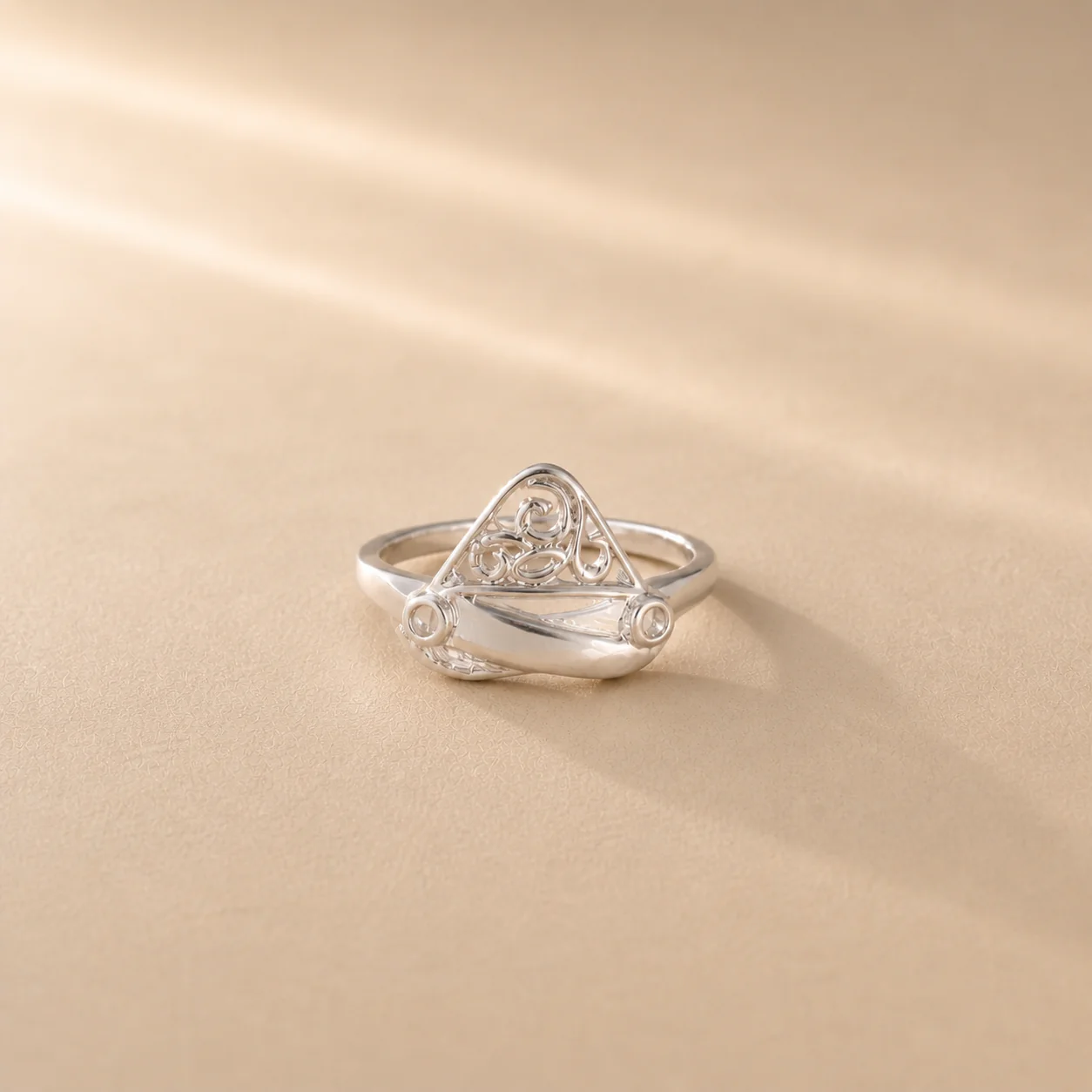 Celeste Filigree Statement Ring