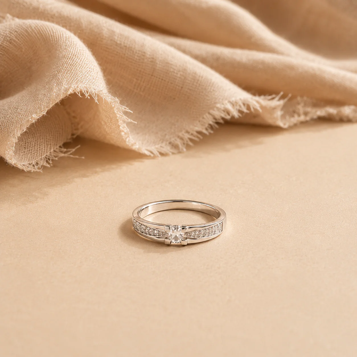 Celeste Pave Promise Ring