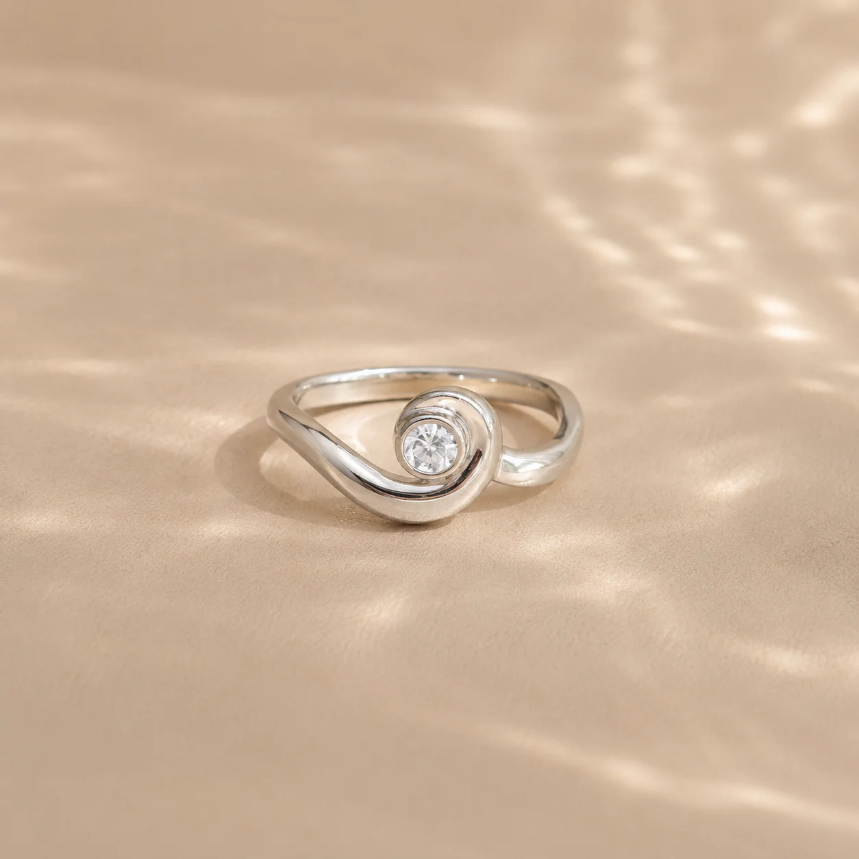 Celeste Spiral Open Ring - Image 2