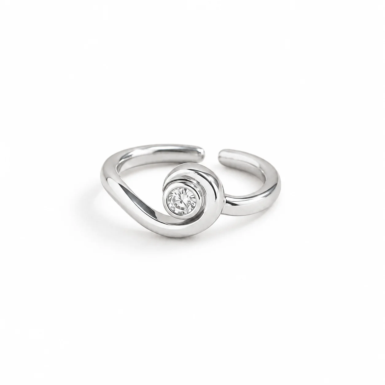 Celeste Spiral Open Ring - Image 3