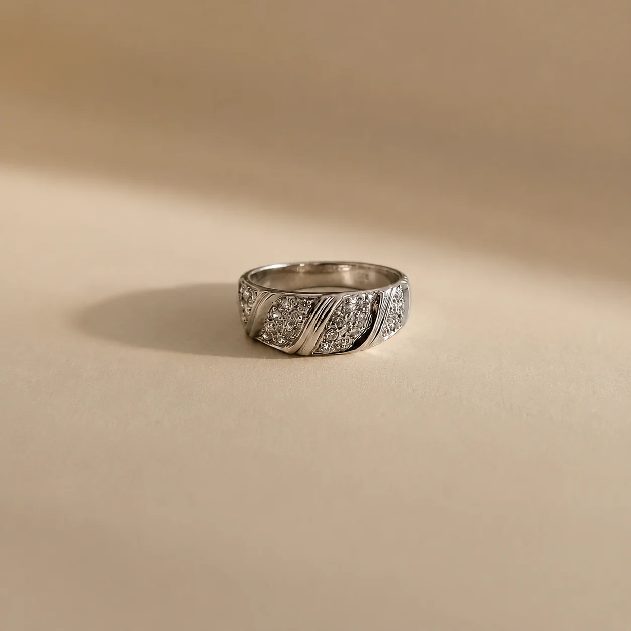 Celeste Wave Pave Ring - Image 2