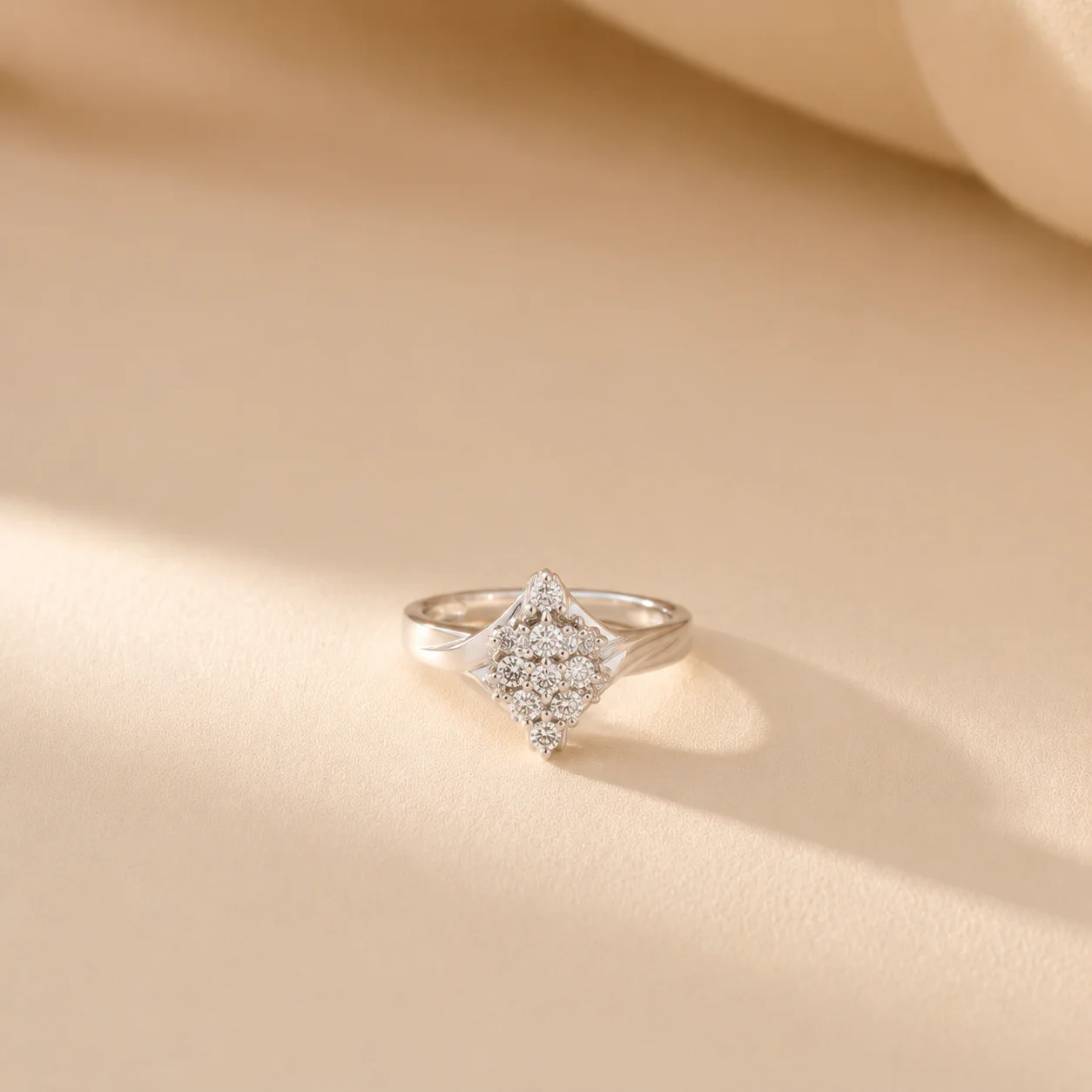 Celestia Cluster CZ Ring
