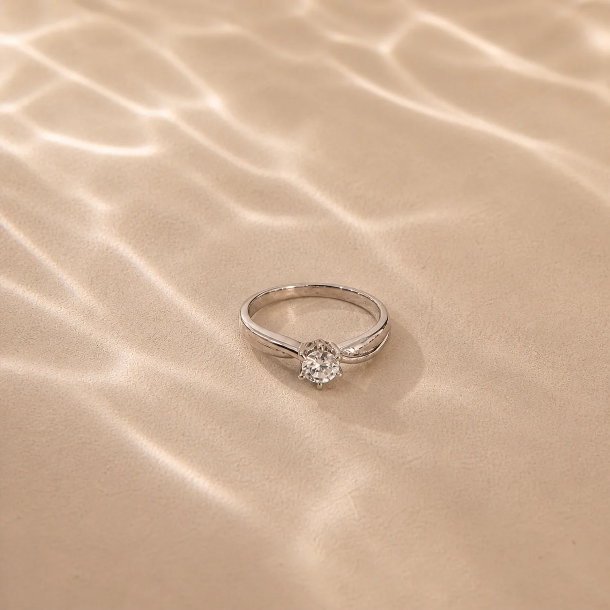 Celestia Solitaire Ring - Image 3