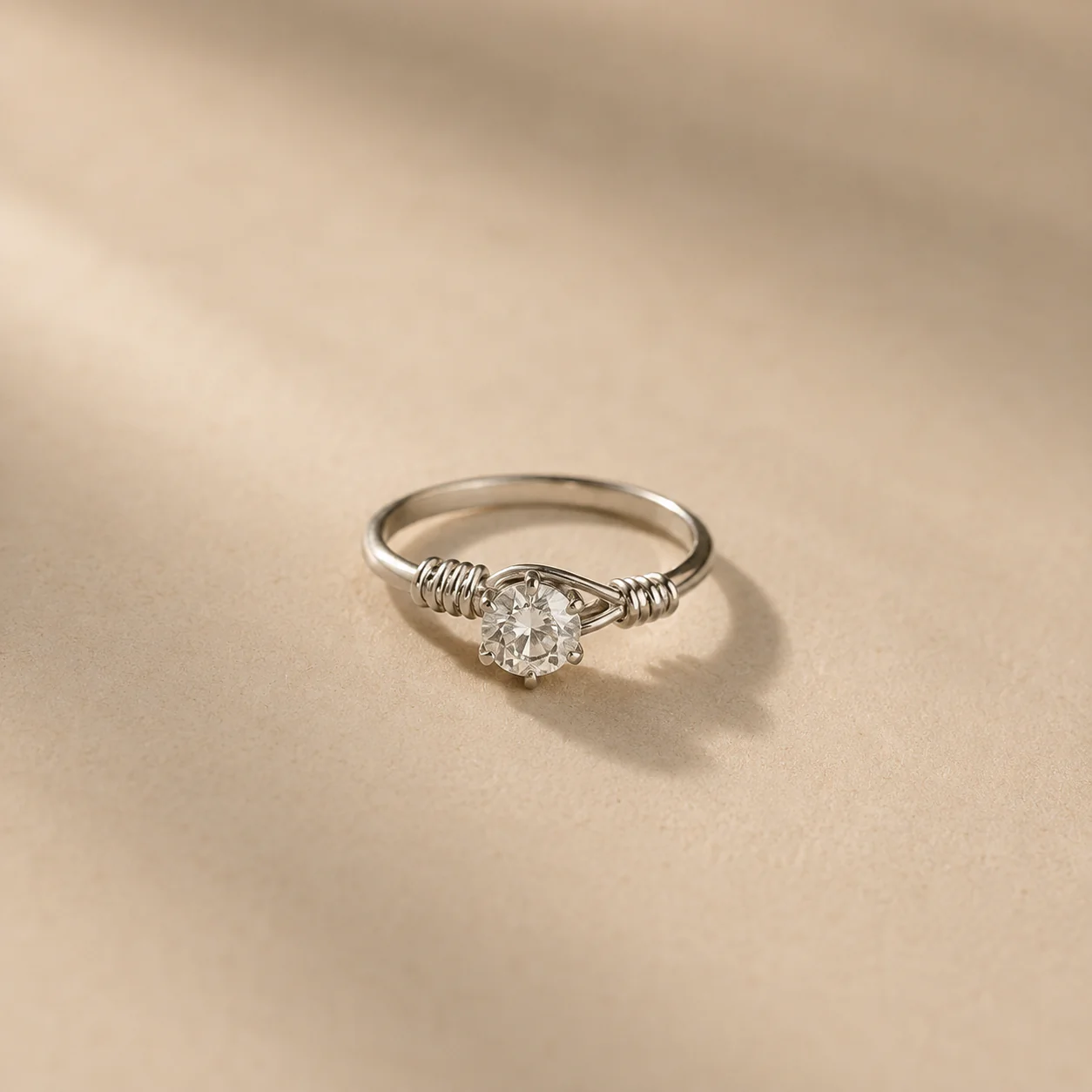 Celestia Solitaire Wrap Ring