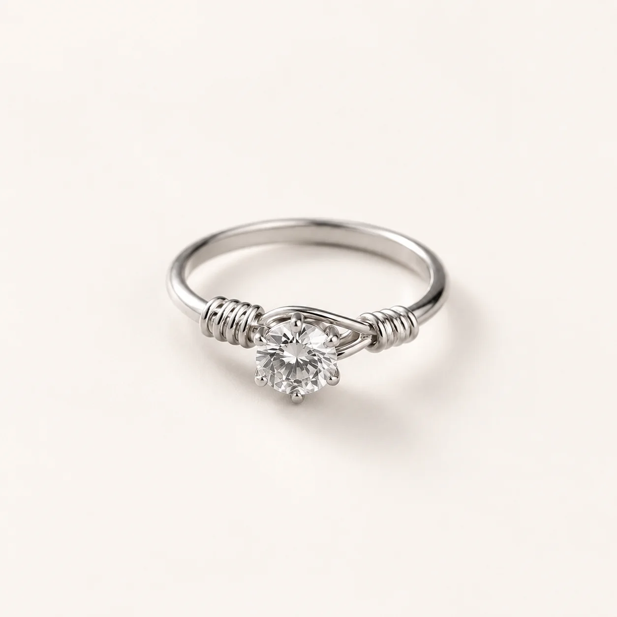 Celestia Solitaire Wrap Ring - Image 3