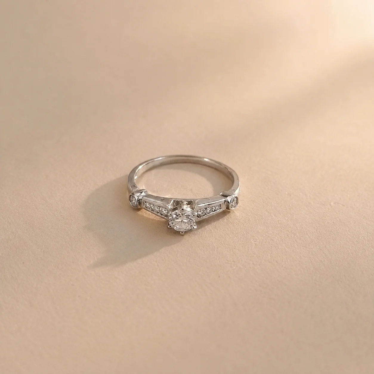 Celestia Vintage Solitaire Ring