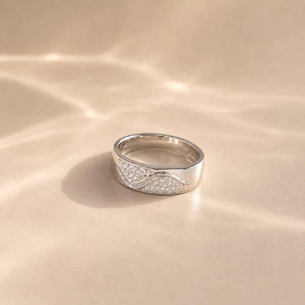 Celestia Wave CZ Ring - Image 4