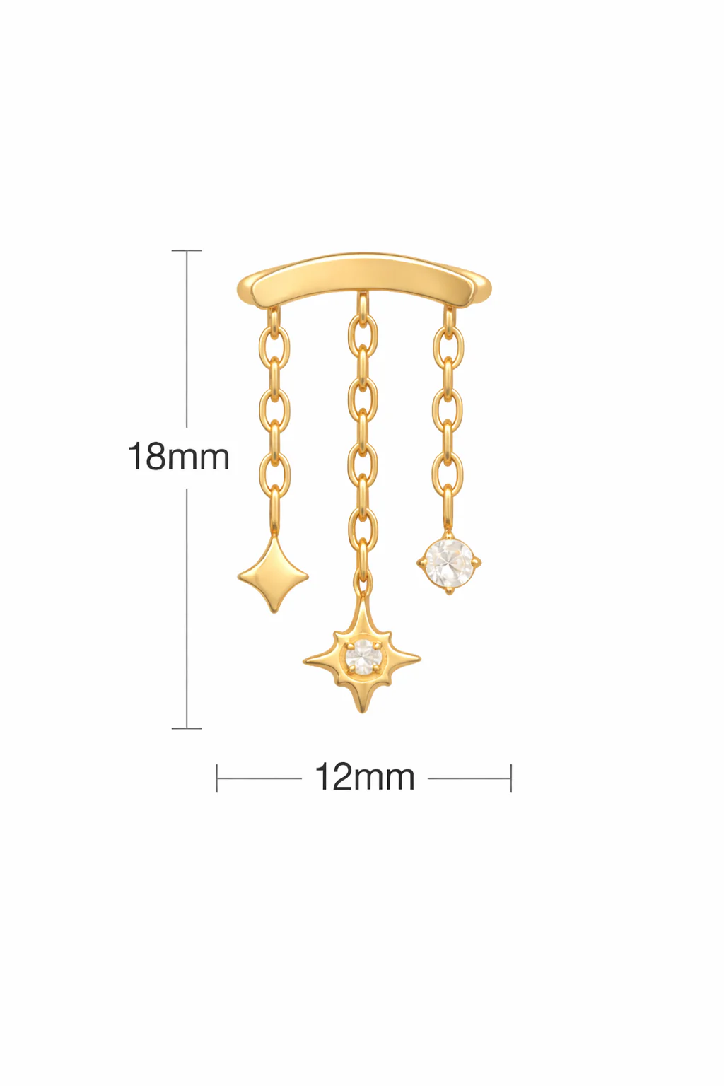 Celestial Hanging Studs - Image 3