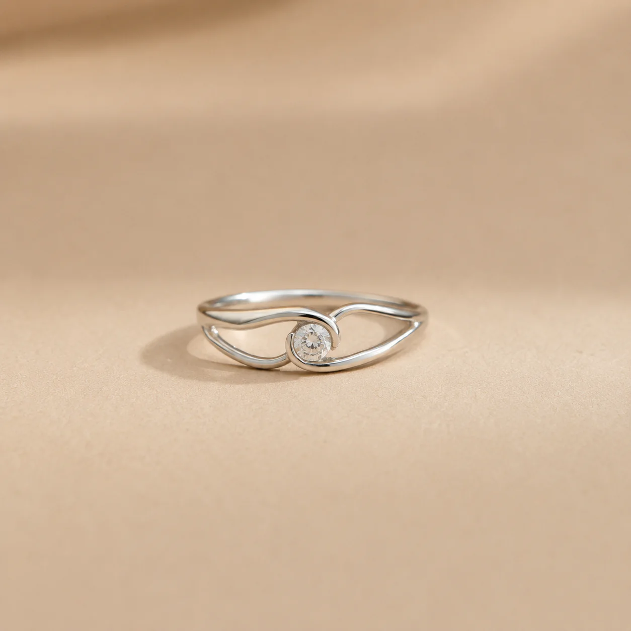 Celestial Orbit Solitaire Ring
