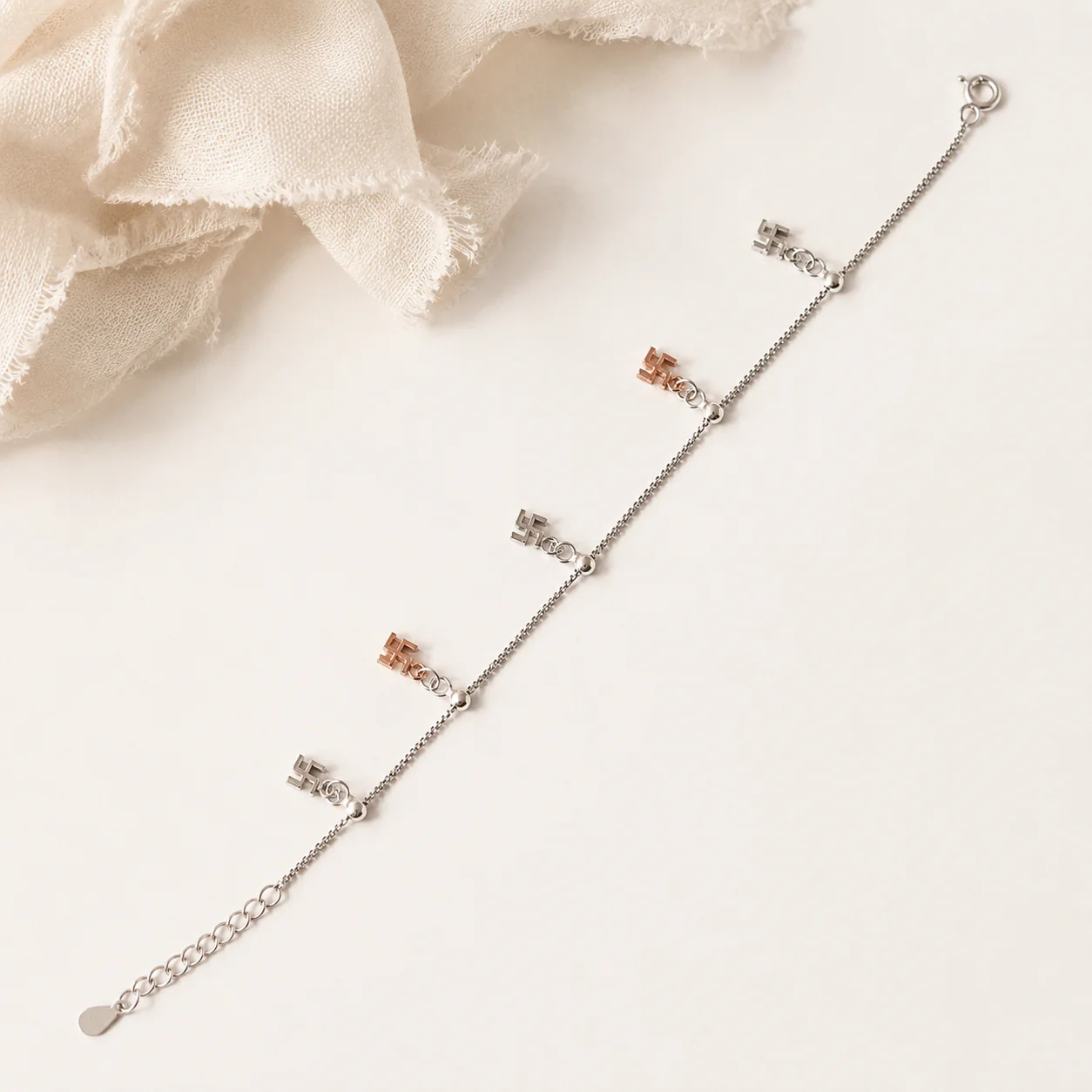 Charm Cross Bracelet - Image 4