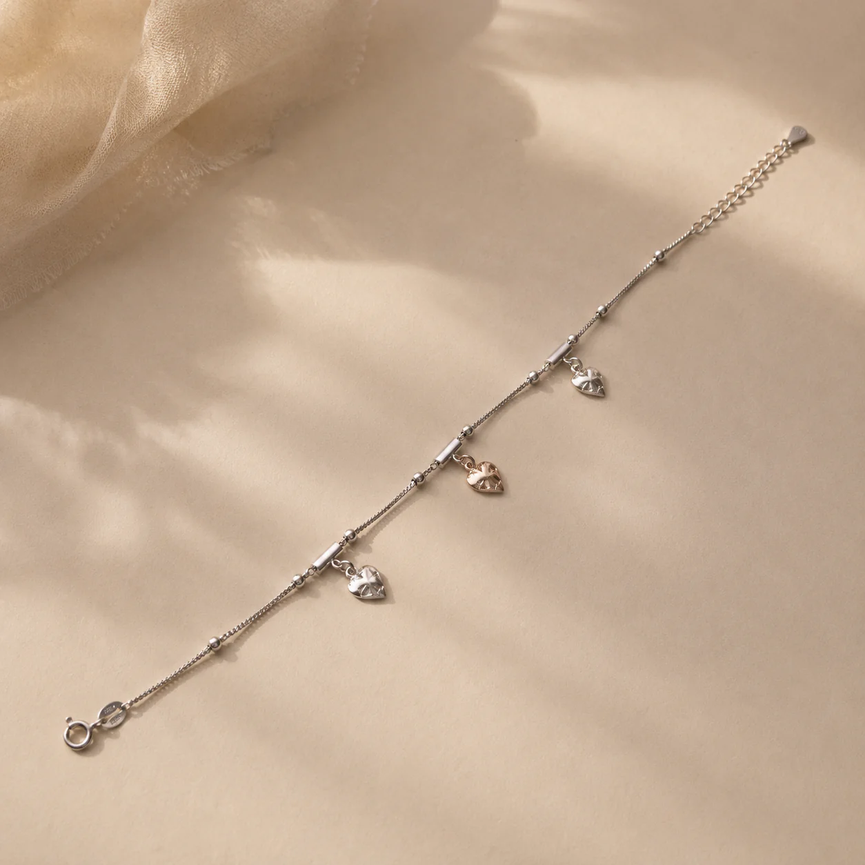 Charm Leaf Bracelet - Image 2