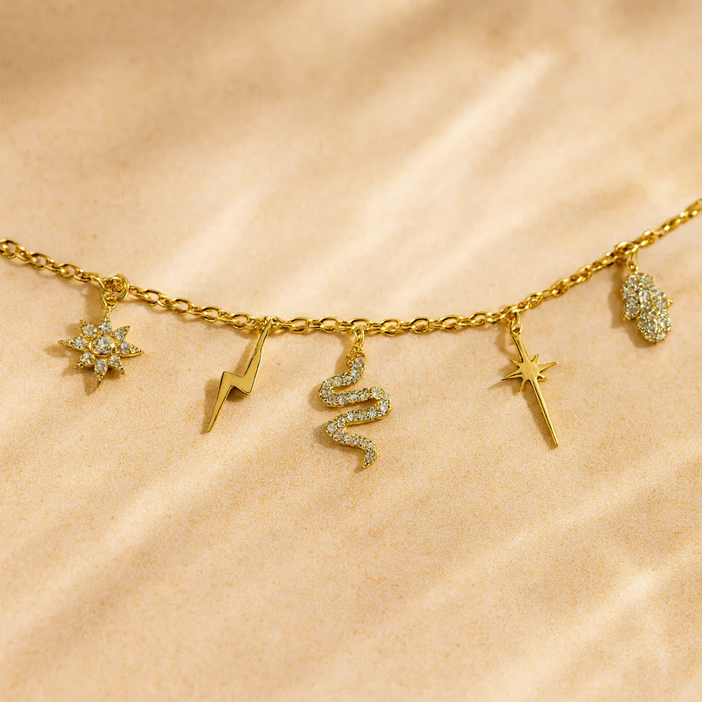 Charm Link Bracelet - Image 3