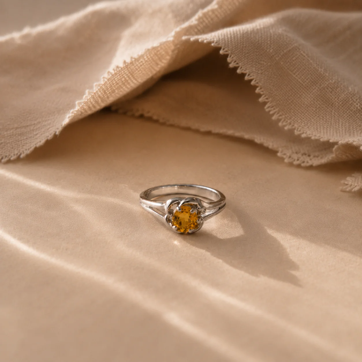 Citrine Swirl Ring - Image 2