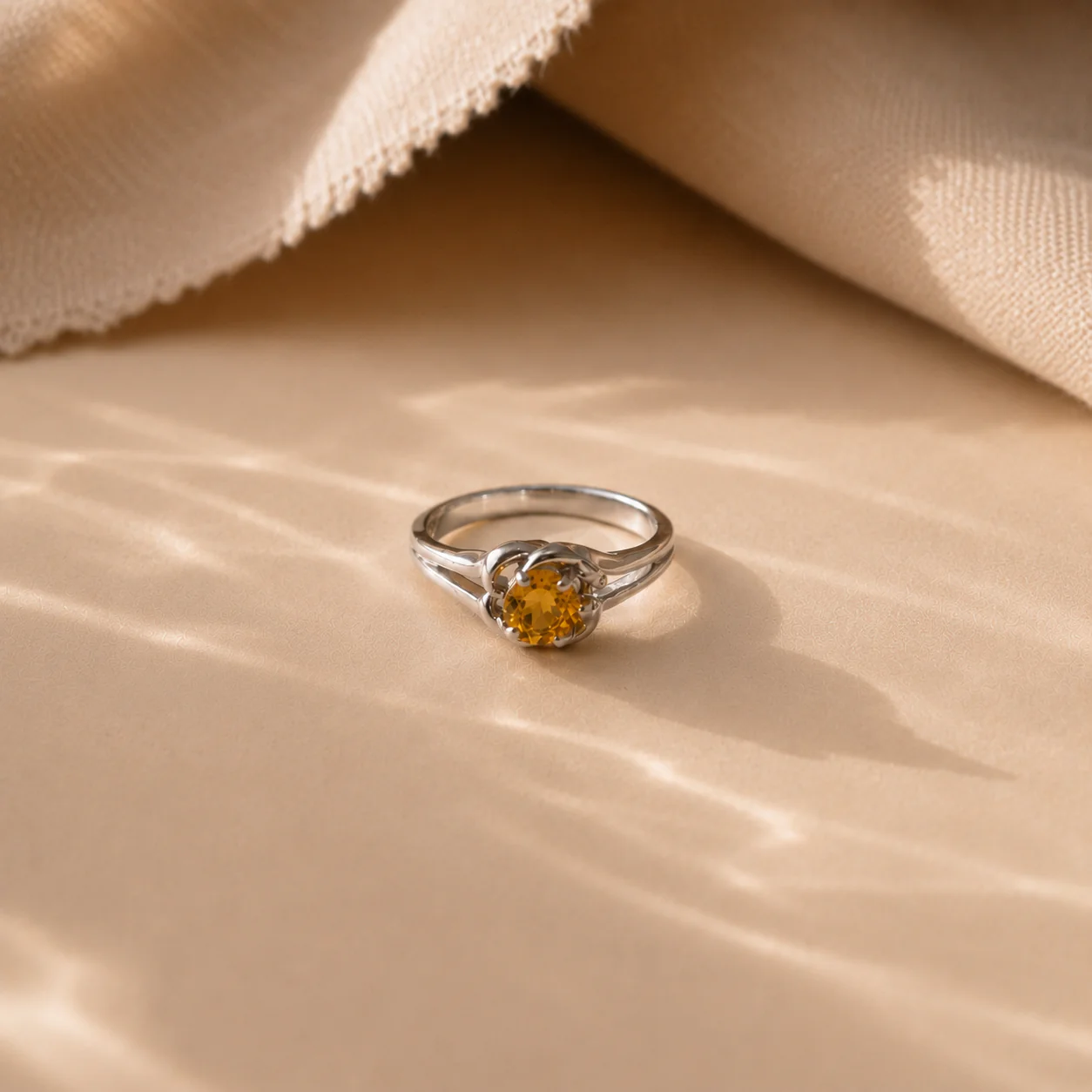 Citrine Swirl Ring - Image 3