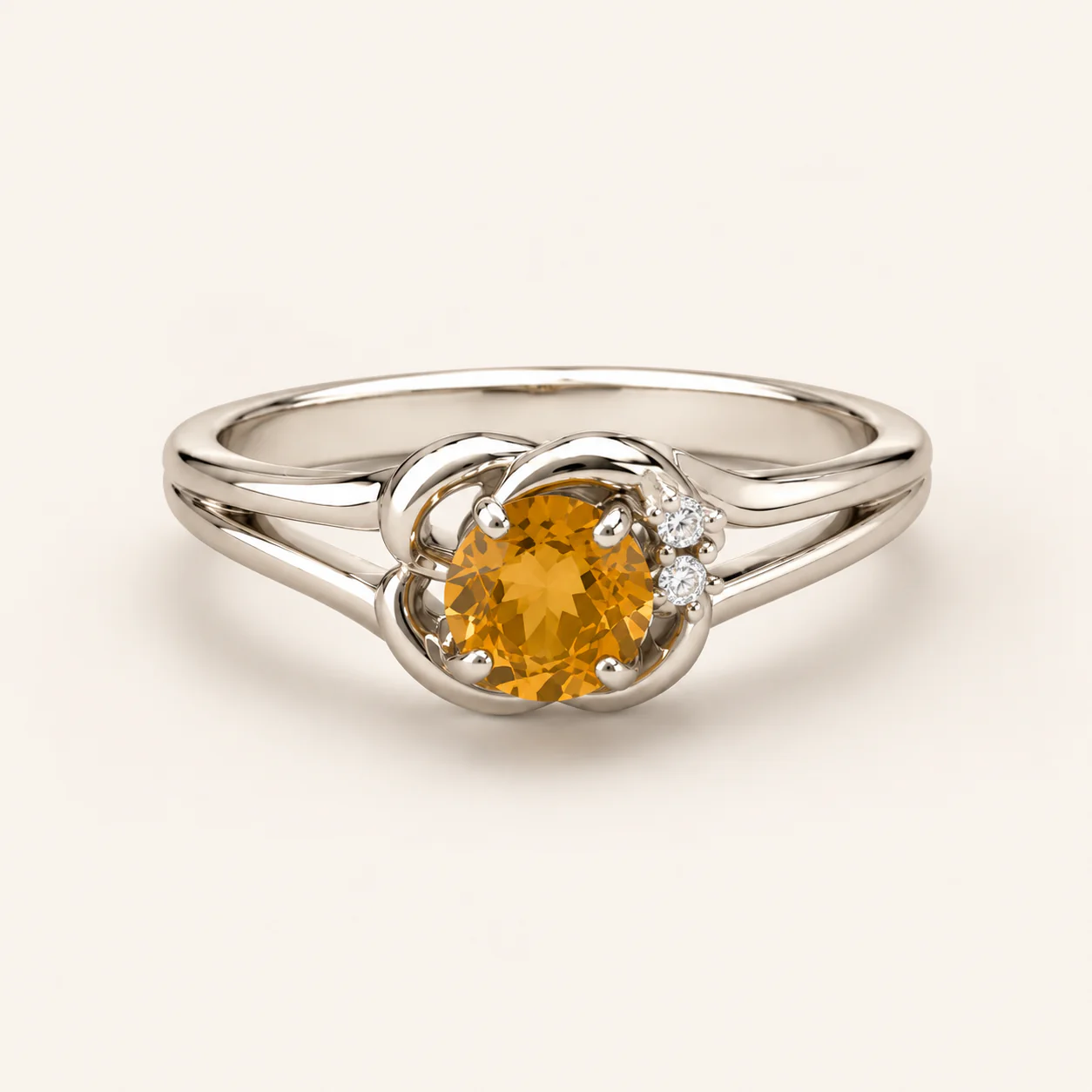 Citrine Swirl Ring - Image 4