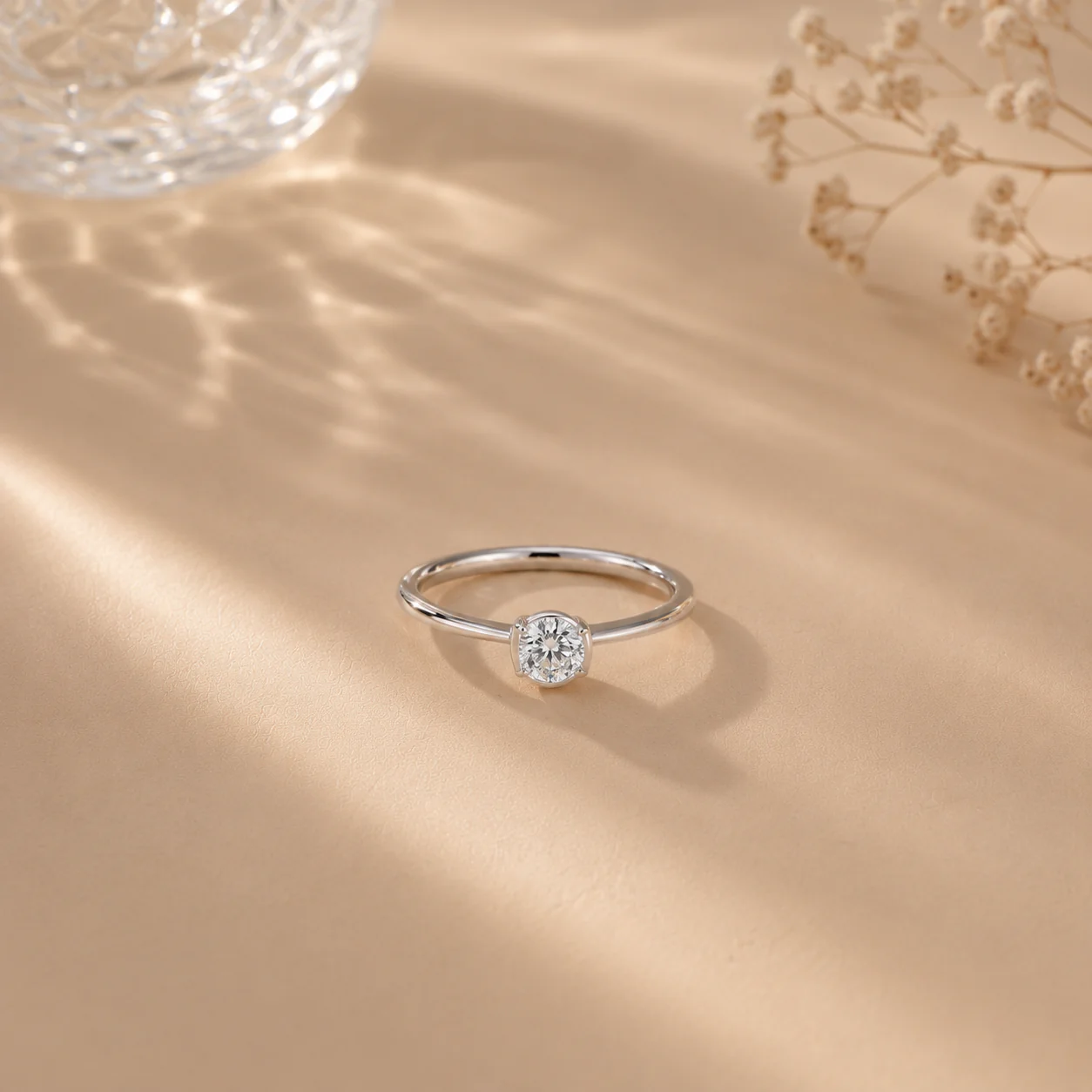 Classic Solitaire CZ Ring
