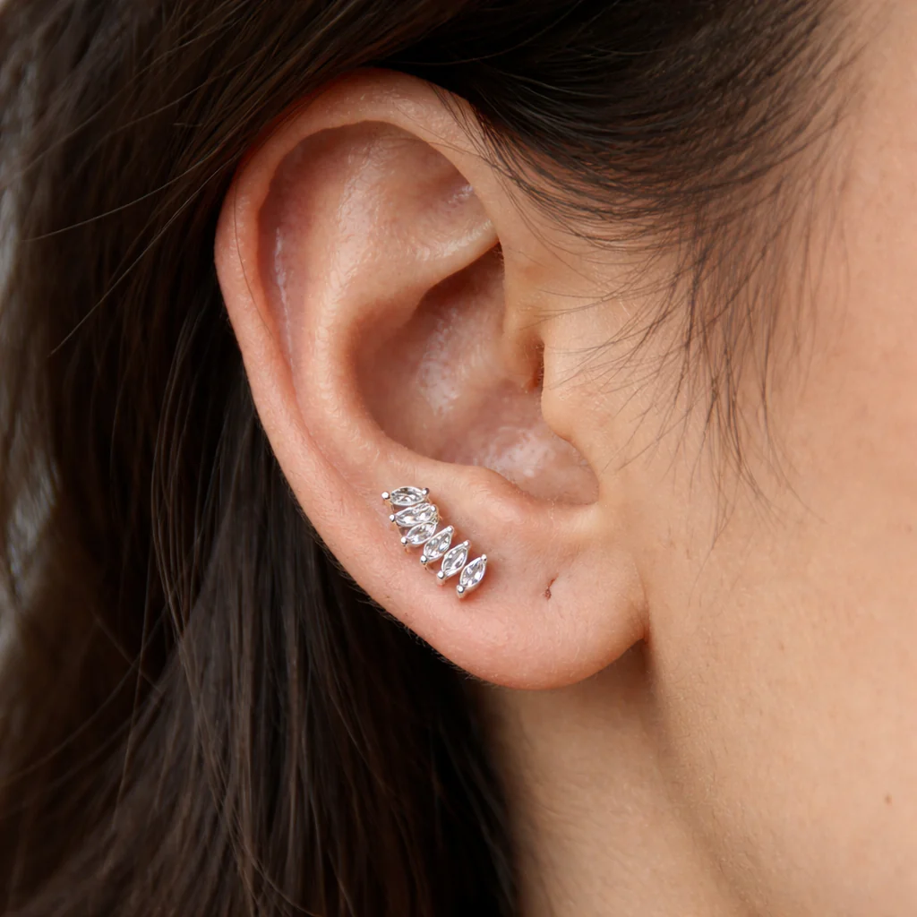 Climber Diamond Studs - Image 3