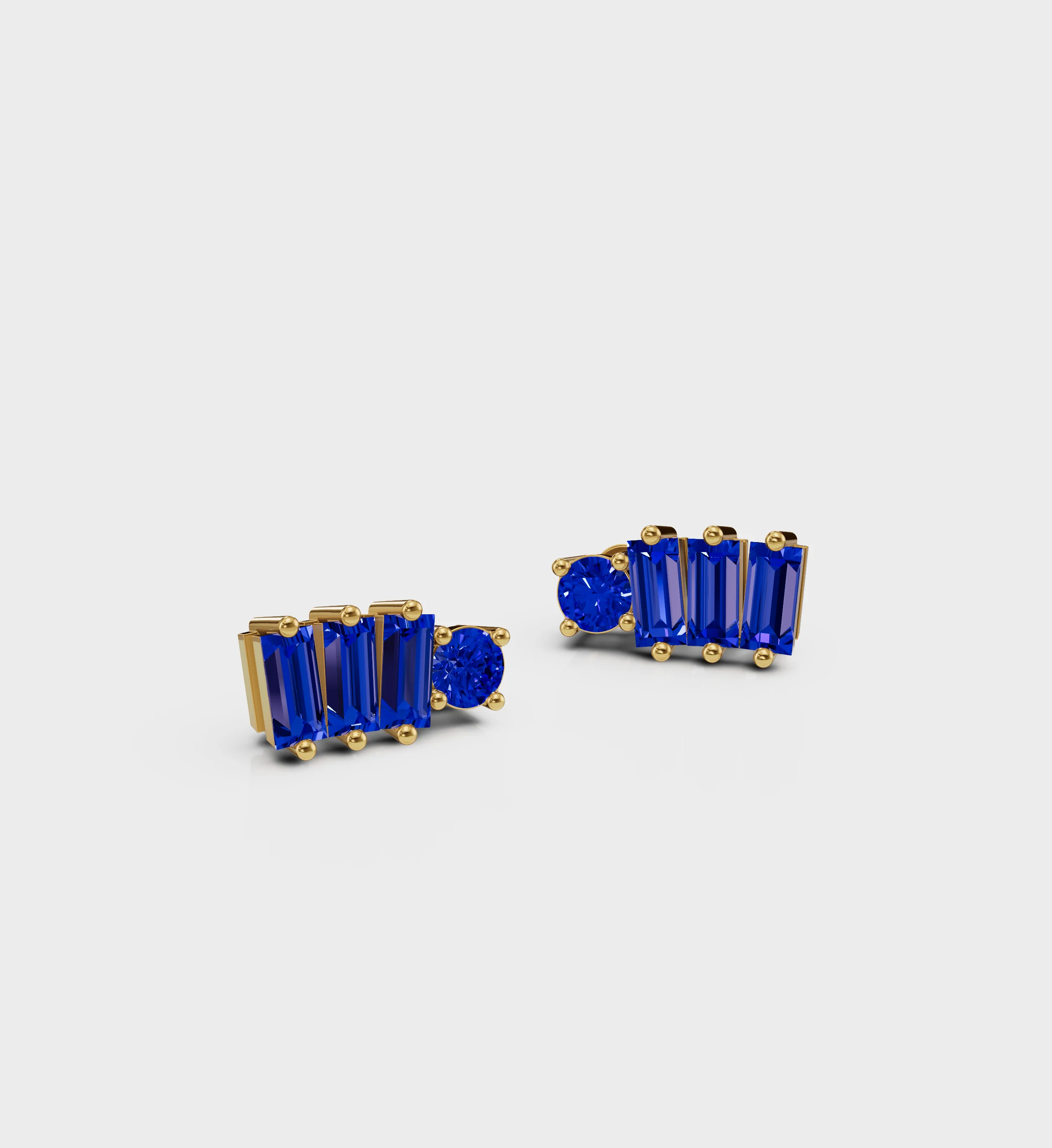 Cobalt Line Studs - Image 4