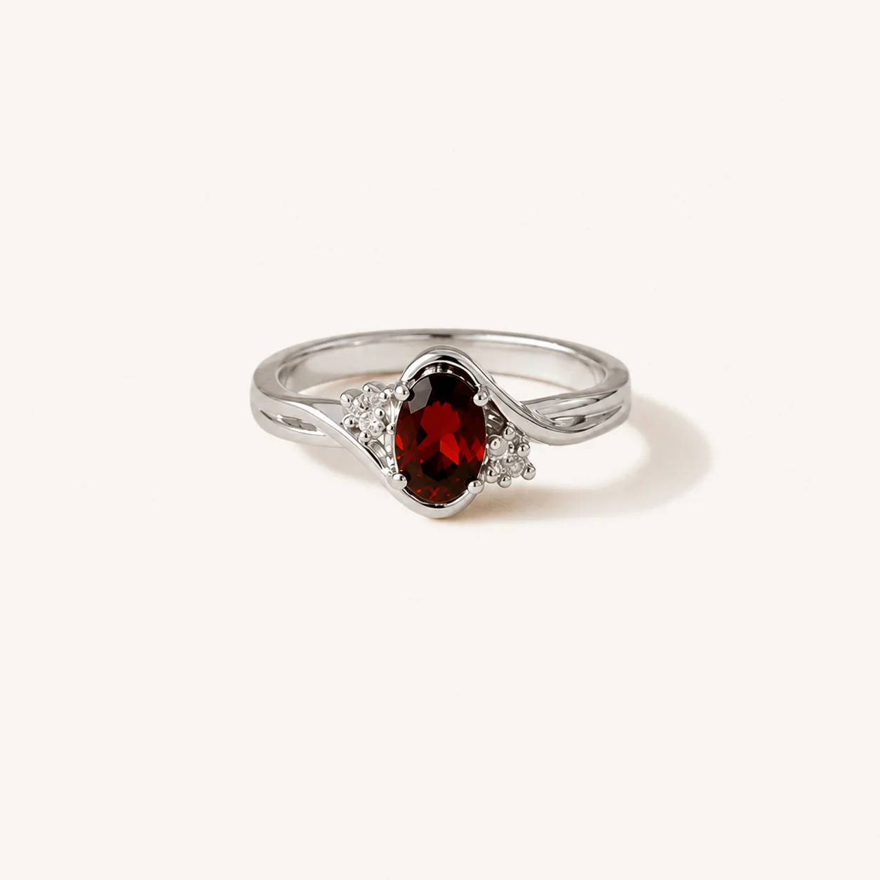 Crimson Grace Garnet Ring - Image 4